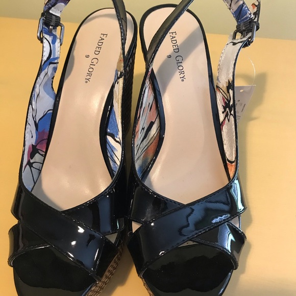 Faded Glory Platform Sandals size 9 - Picture 5 of 7